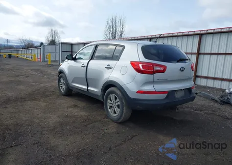 2011 Kia Sportage Lx from USA, damaged, VIN KNDPBCA22B7074542